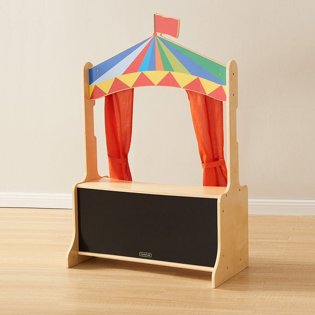 MASTERKIDZ drveni Puppet Theatre trgovina Stall - Slika 2