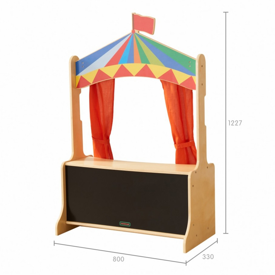 MASTERKIDZ drveni Puppet Theatre trgovina Stall - Slika 5
