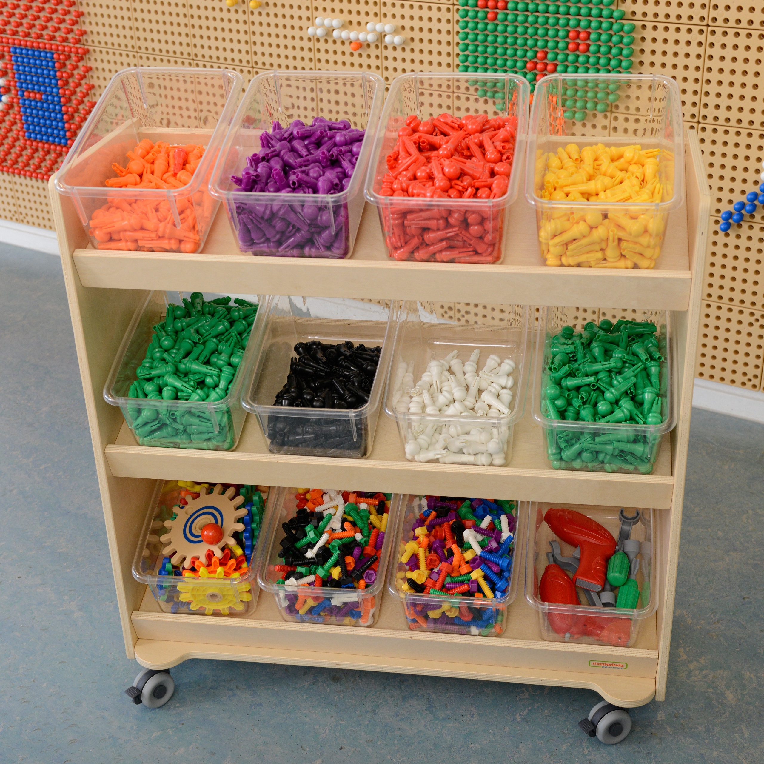MASTERKIDZ Acrylic STEM ploča Element Holders 6 dijelova - Slika 4