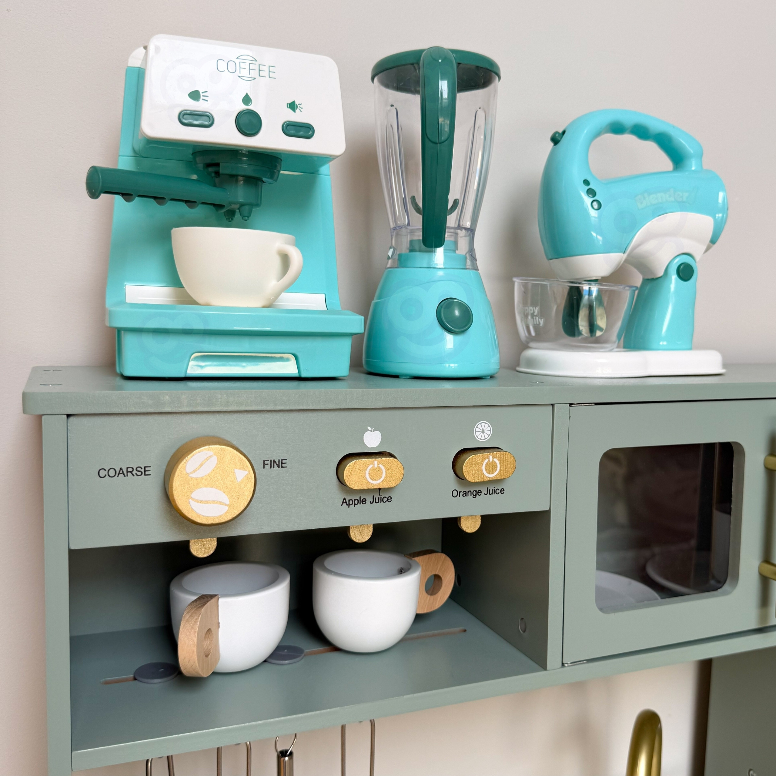 WOOPIE 3-in-1 Household Appliances Set: Coffee Maker, Mixer, Blender, Sound and Light Effects - Slika 4