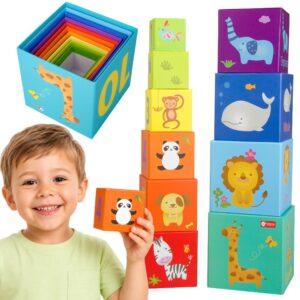 CLASSIC WORLD Magic Box kocke puzzle Tower Box edukativna igračka