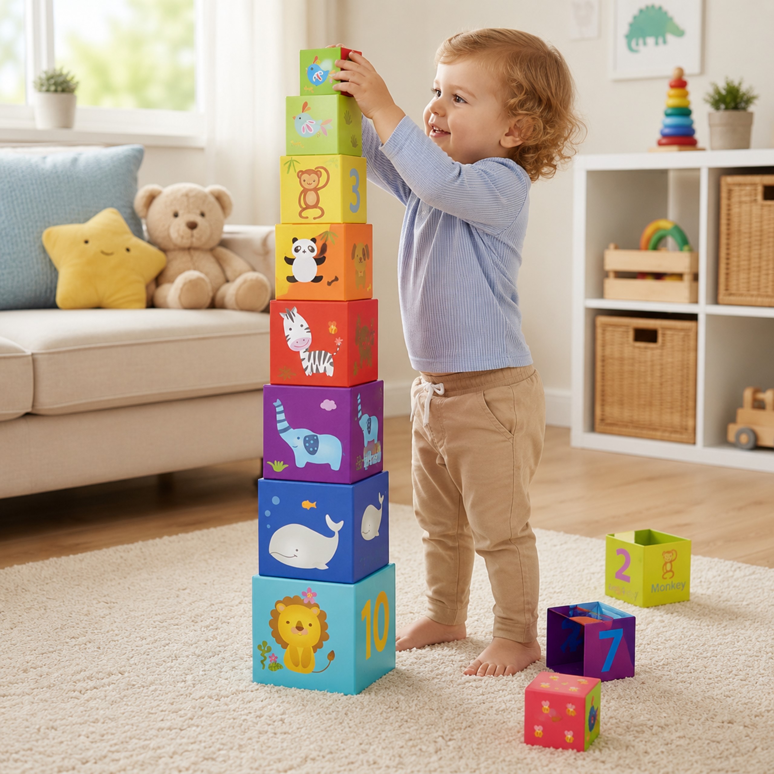 CLASSIC WORLD Magic Box kocke puzzle Tower Box edukativna igračka - Slika 2