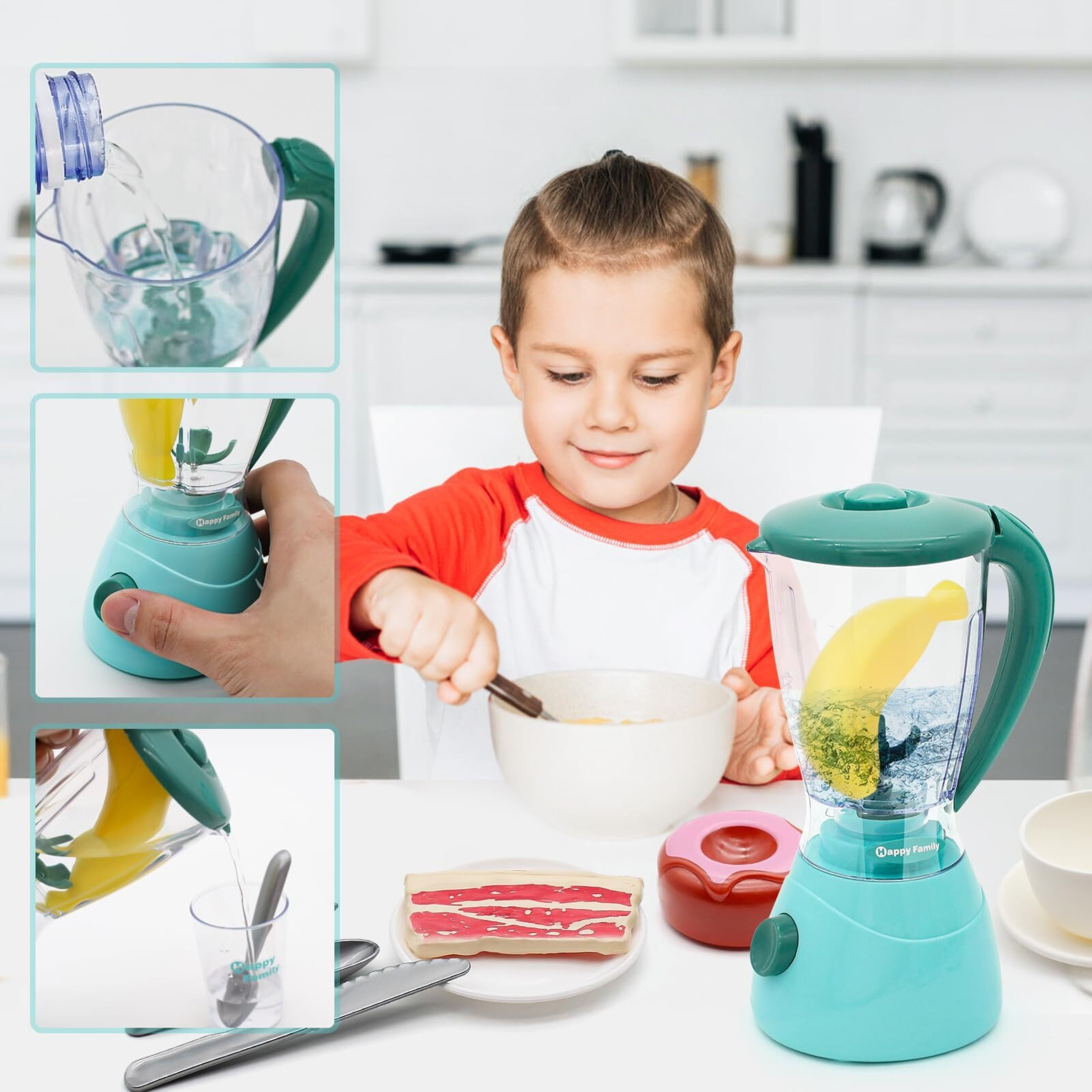 WOOPIE 3-in-1 Household Appliances Set: Coffee Maker, Mixer, Blender, Sound and Light Effects - Slika 5
