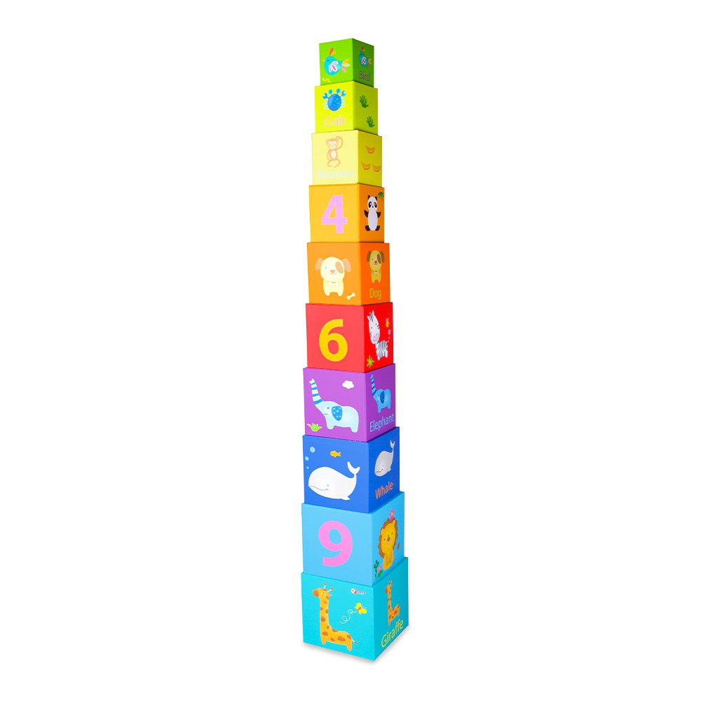 CLASSIC WORLD Magic Box kocke puzzle Tower Box edukativna igračka - Slika 4