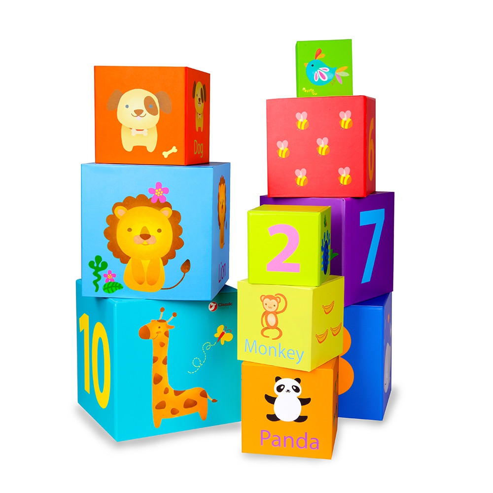 CLASSIC WORLD Magic Box kocke puzzle Tower Box edukativna igračka - Slika 5