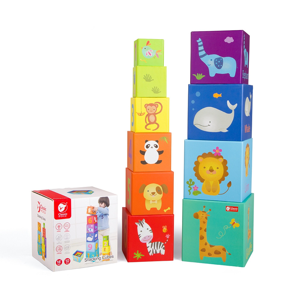 CLASSIC WORLD Magic Box kocke puzzle Tower Box edukativna igračka - Slika 7