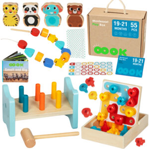 TOOKY igračka Box XXL Montessori edukativni 7in1 senzorni Box 19-21 Months
