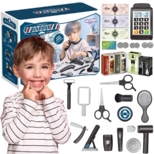 WOOPIE Barber Hairdressing Set for Kids Styling Salon 24pcs.