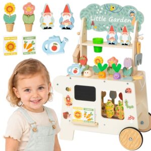 TOOKY Montessori drveni Garden Cart 57pcs