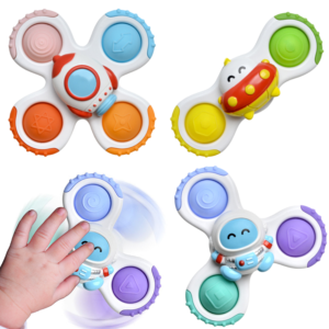 WOOPIE BABY Spinner Sensory Toy Rocket Alien Ufo 3 pcs.