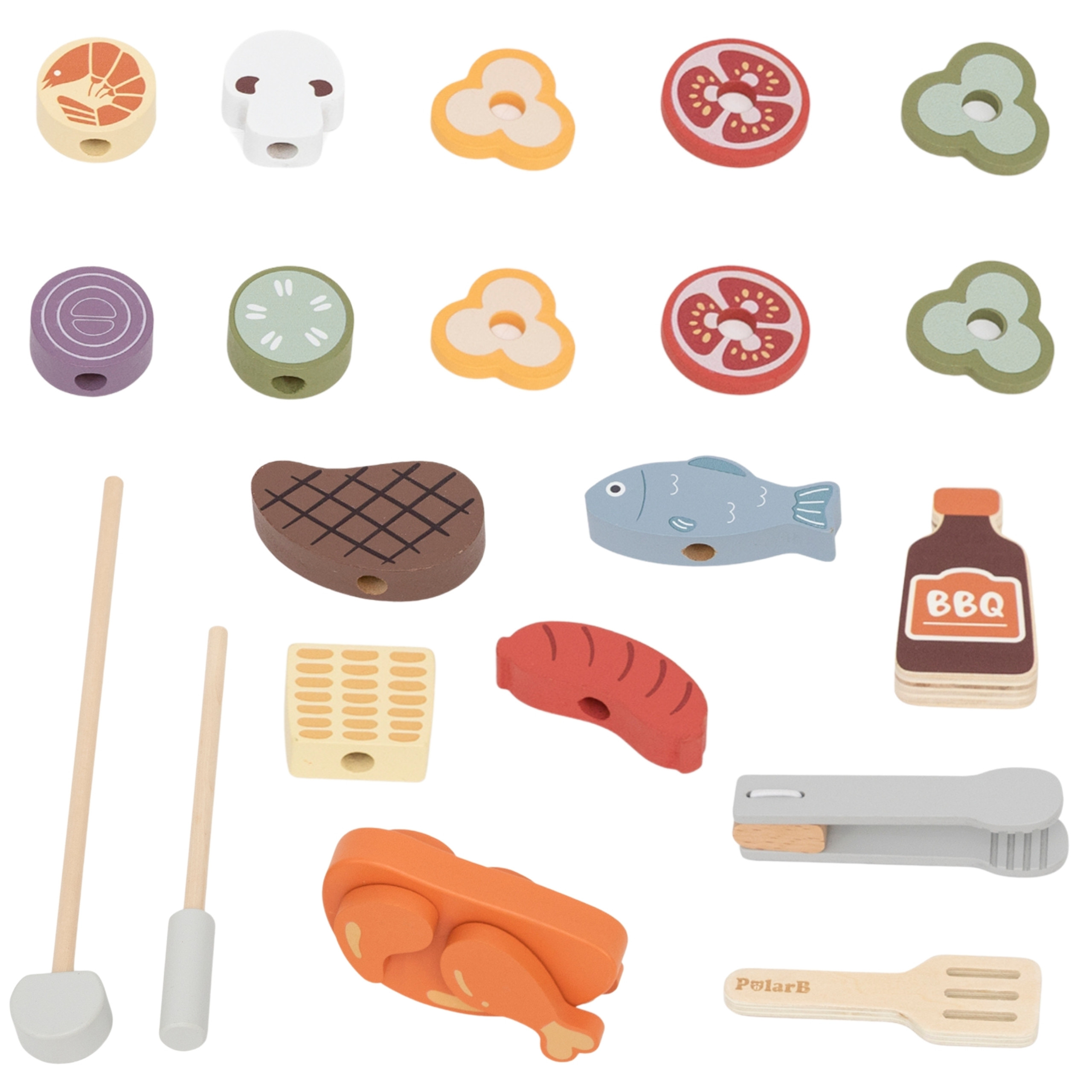 VIGA Wooden BBQ Grill Set - Slika 3
