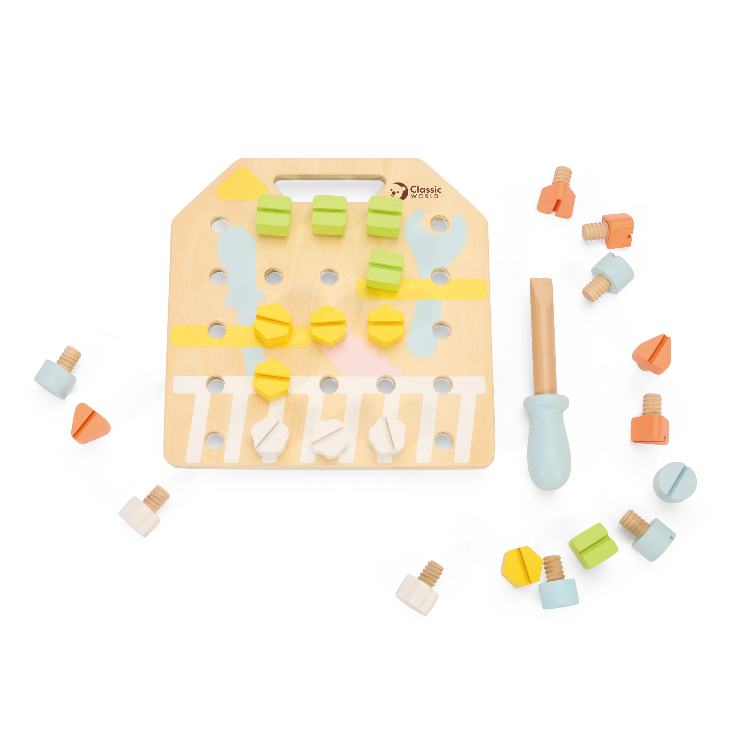 CLASSIC WORLD Wooden Manipulative Board Logic Puzzle - Slika 5