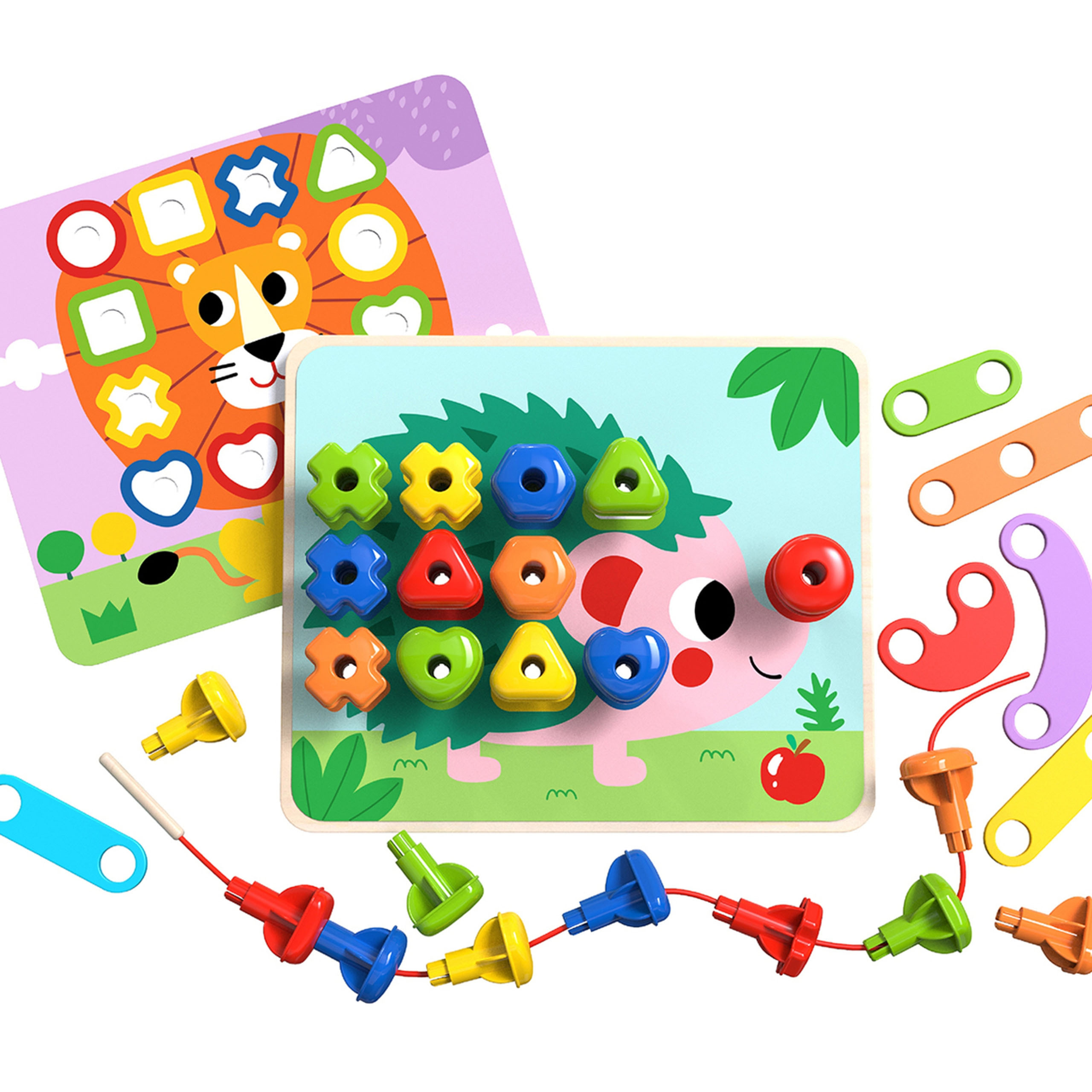 TOOKY igračka Multifunctional ploča set Colored Screws Learning Shapes - Slika 3