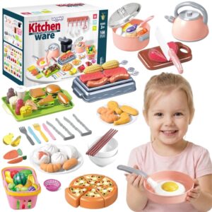 WOOPIE Kitchen Accessories Set Cooking Toy 108 pcs
