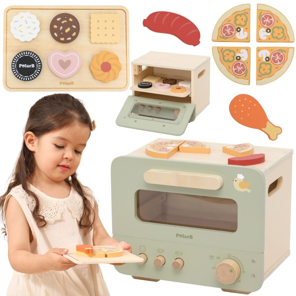 VIGA Wooden Kitchen Oven Set for Baking Sweet and Savory Dishes 12 pcs.
