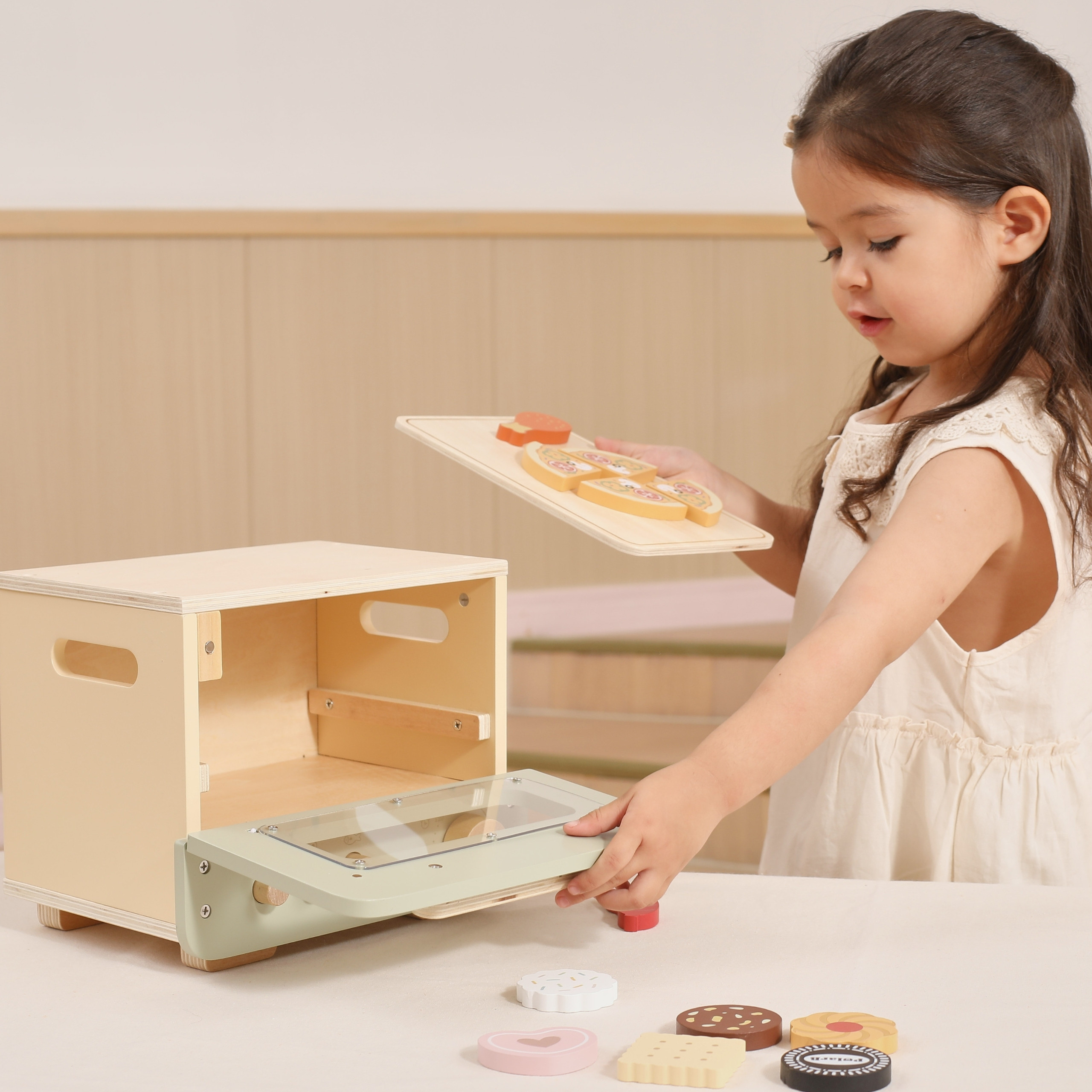 VIGA Wooden Kitchen Oven Set for Baking Sweet and Savory Dishes 12 pcs. - Slika 2
