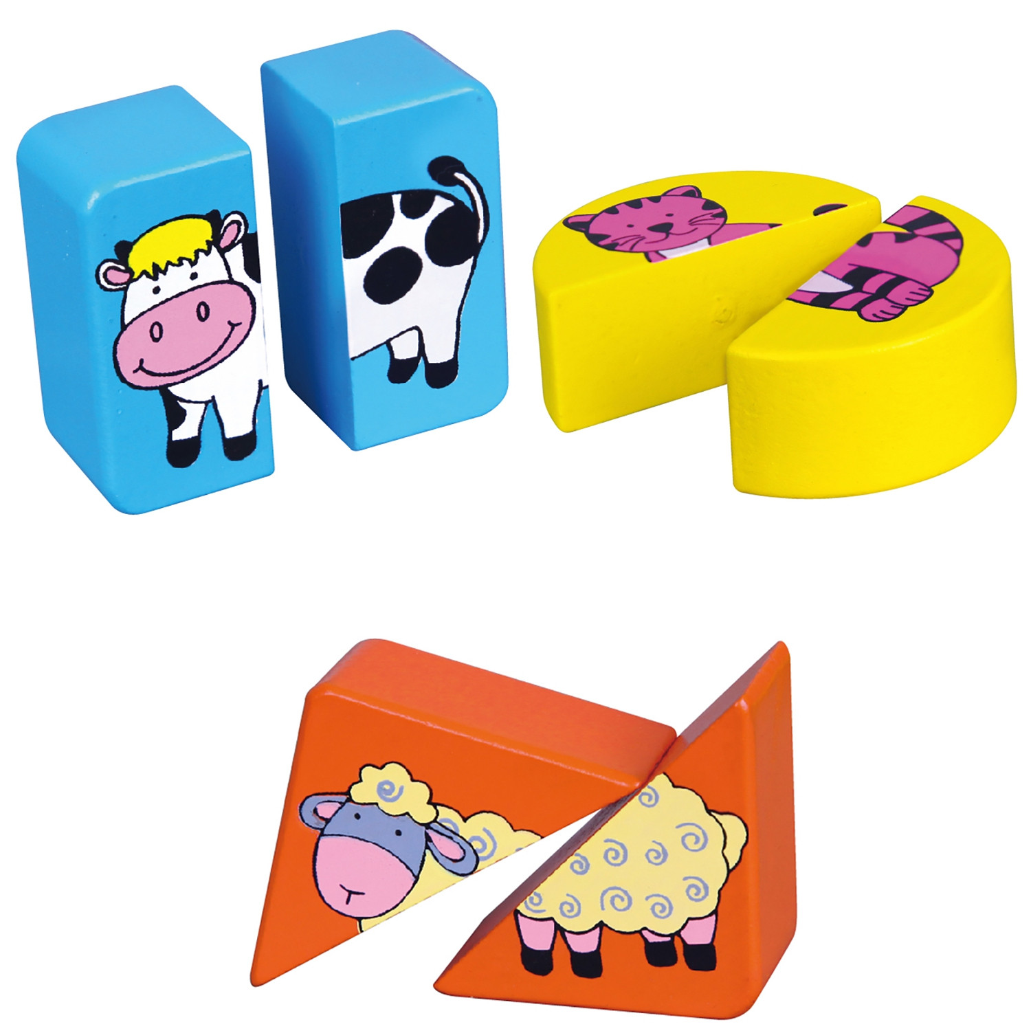 VIGA edukativni drveni životinja Puzzles - Slika 6