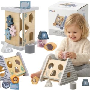 Viga Toys drveni sorter oblika