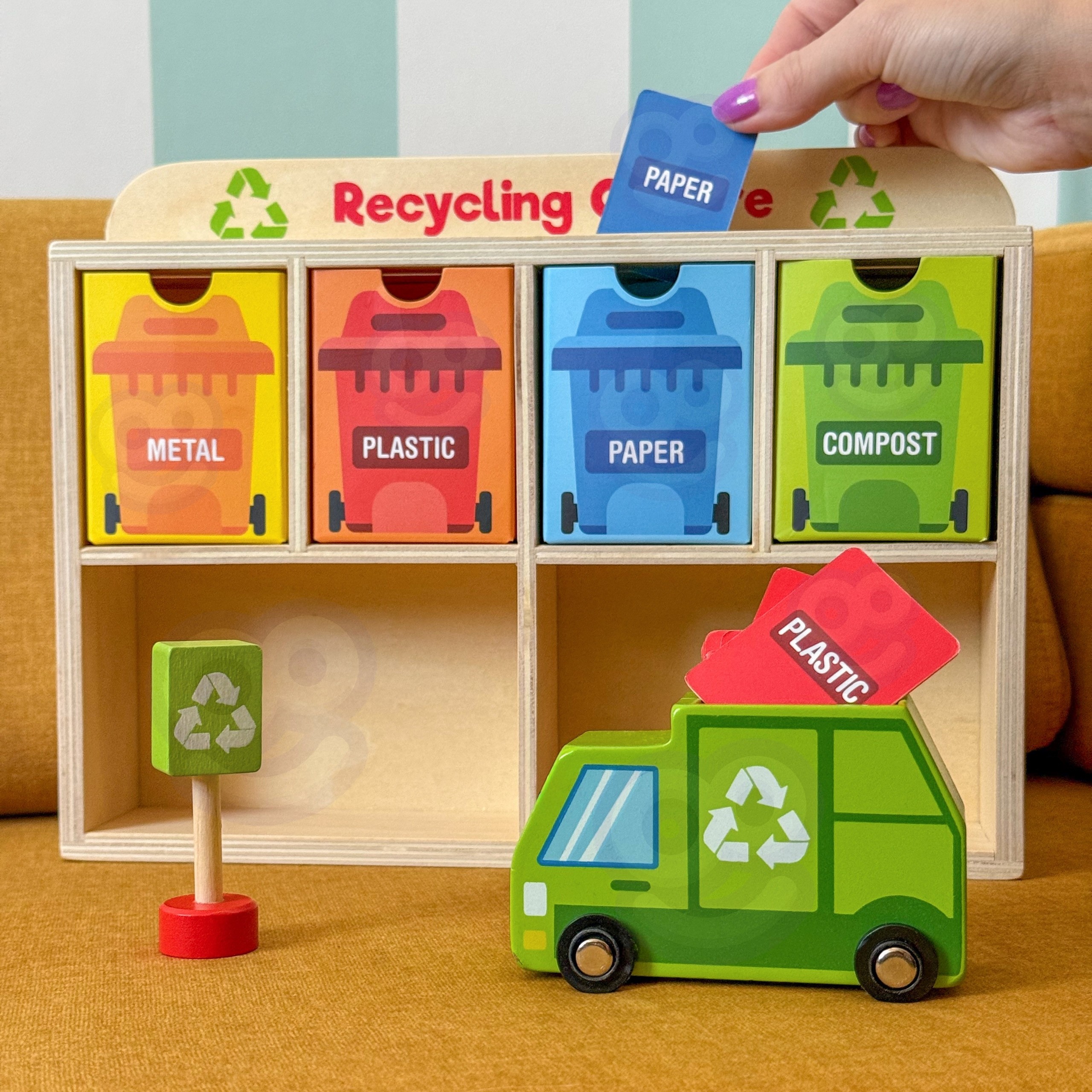 Tooky Toy drveni sorter oblika - Slika 6