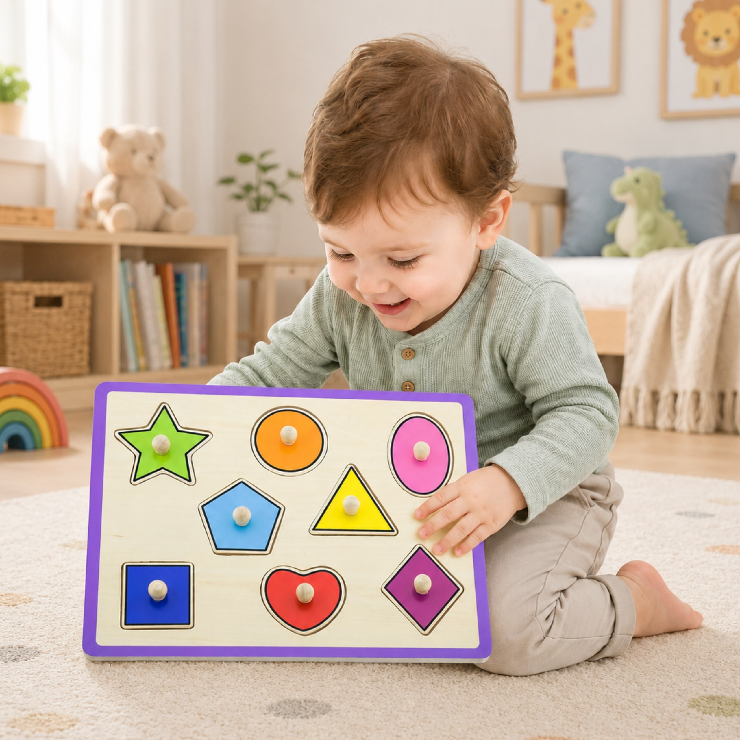 Viga Toys drvena slagalica - Slika 2