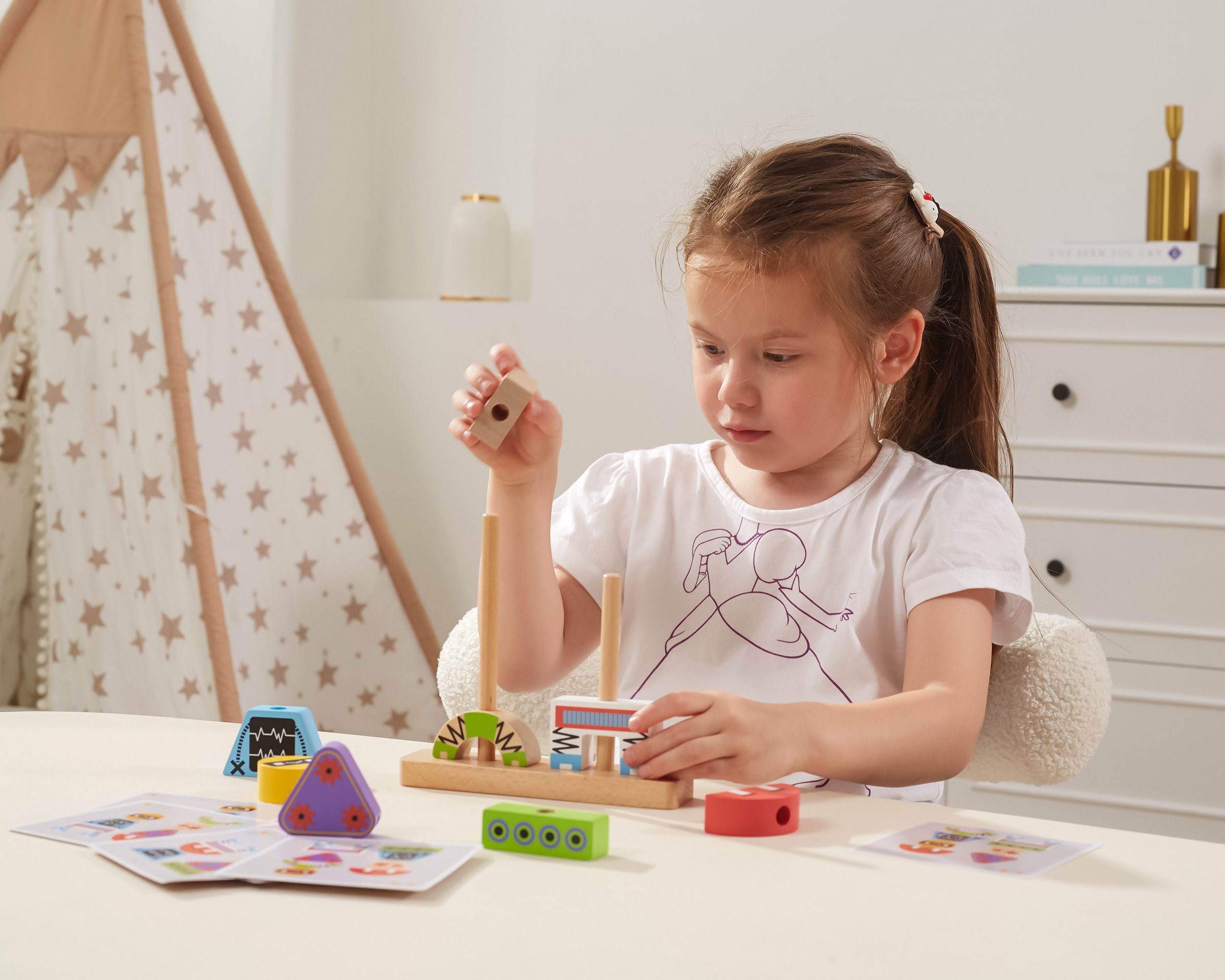 VIGA Robots Pyramid puzzle + Patterns 8 dijelova - Slika 3