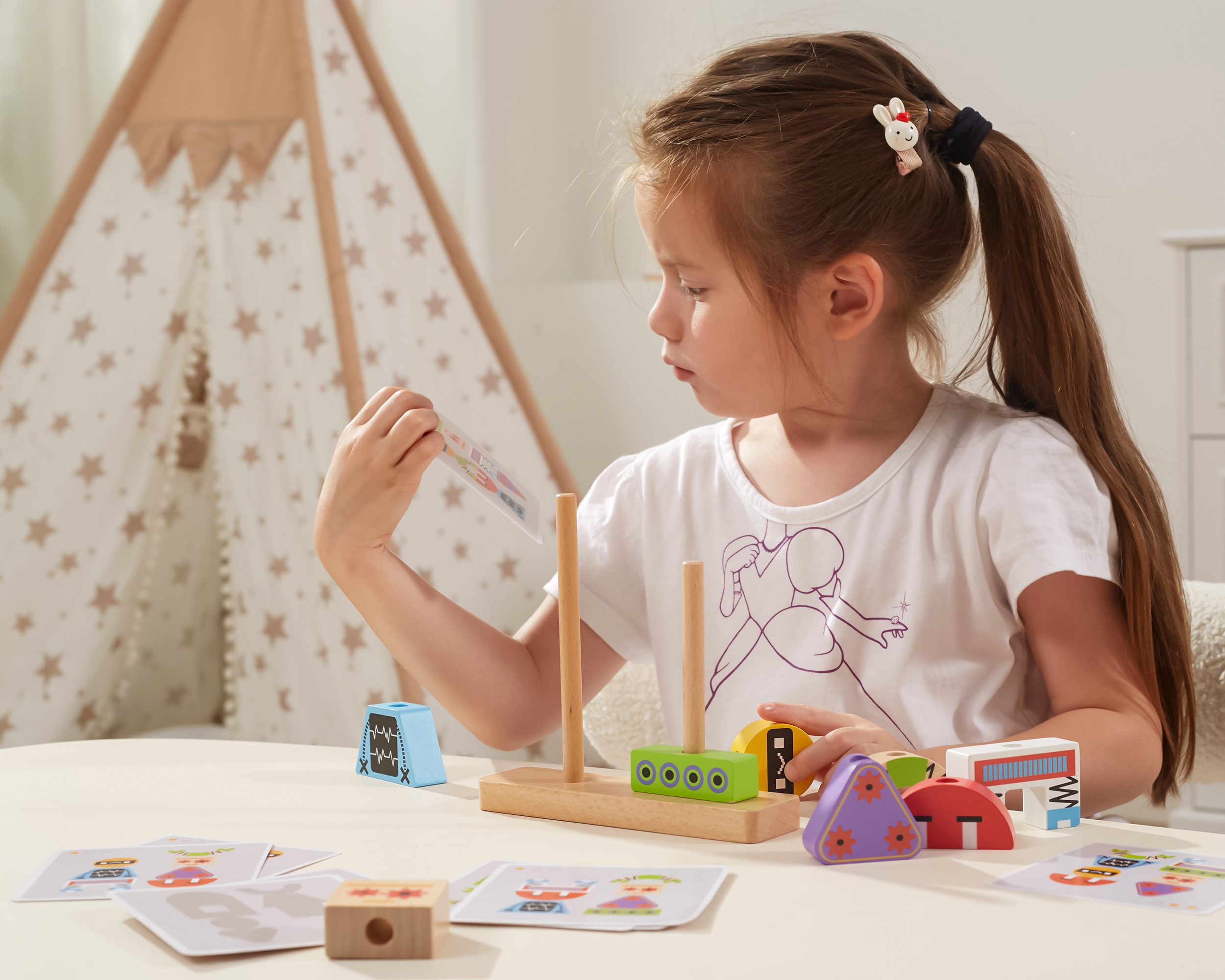 VIGA Robots Pyramid puzzle + Patterns 8 dijelova - Slika 4