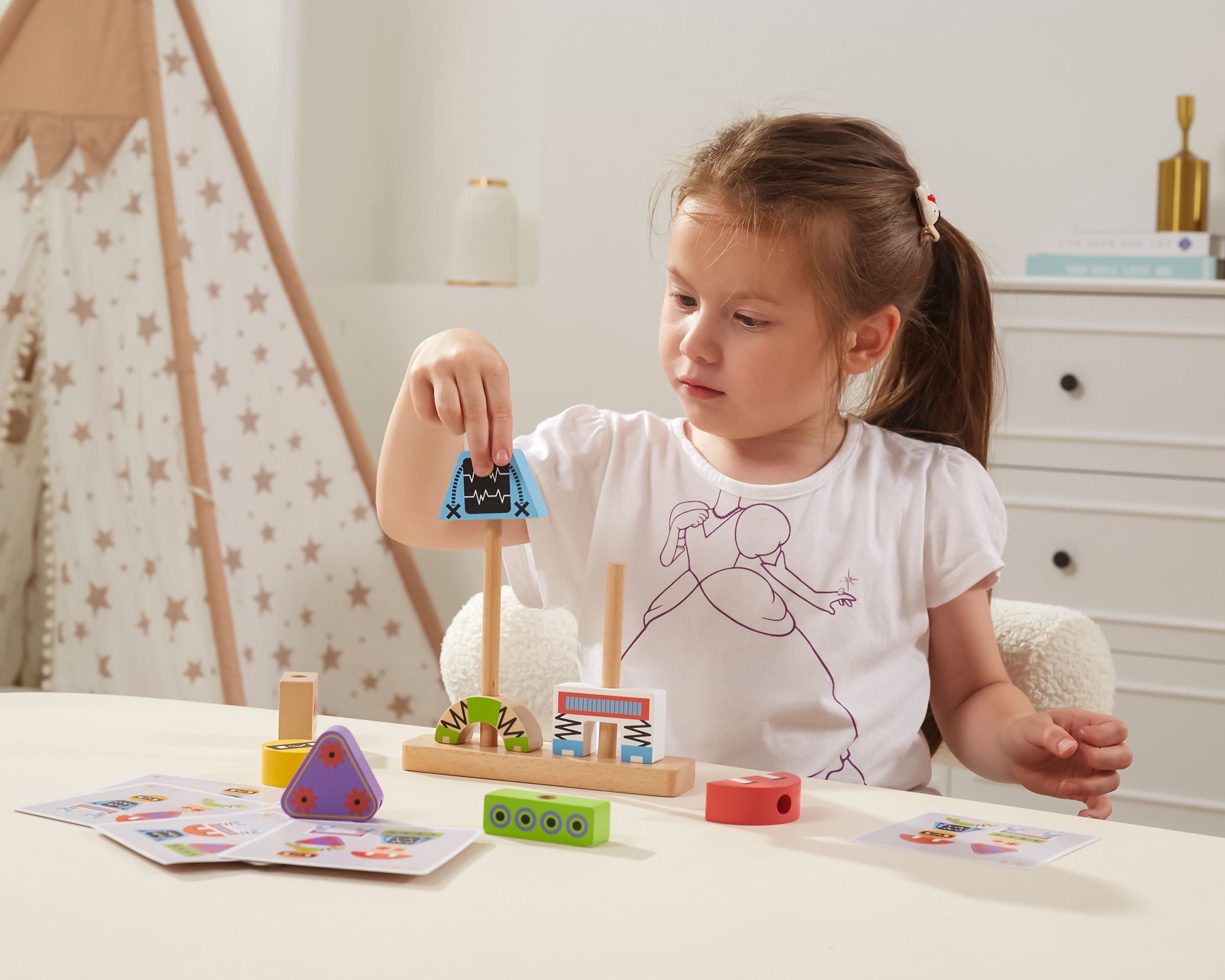 VIGA Robots Pyramid puzzle + Patterns 8 dijelova - Slika 6