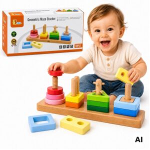 Viga Toys drveni sorter oblika