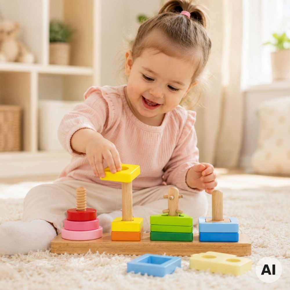 Viga Toys drveni sorter oblika - Slika 4