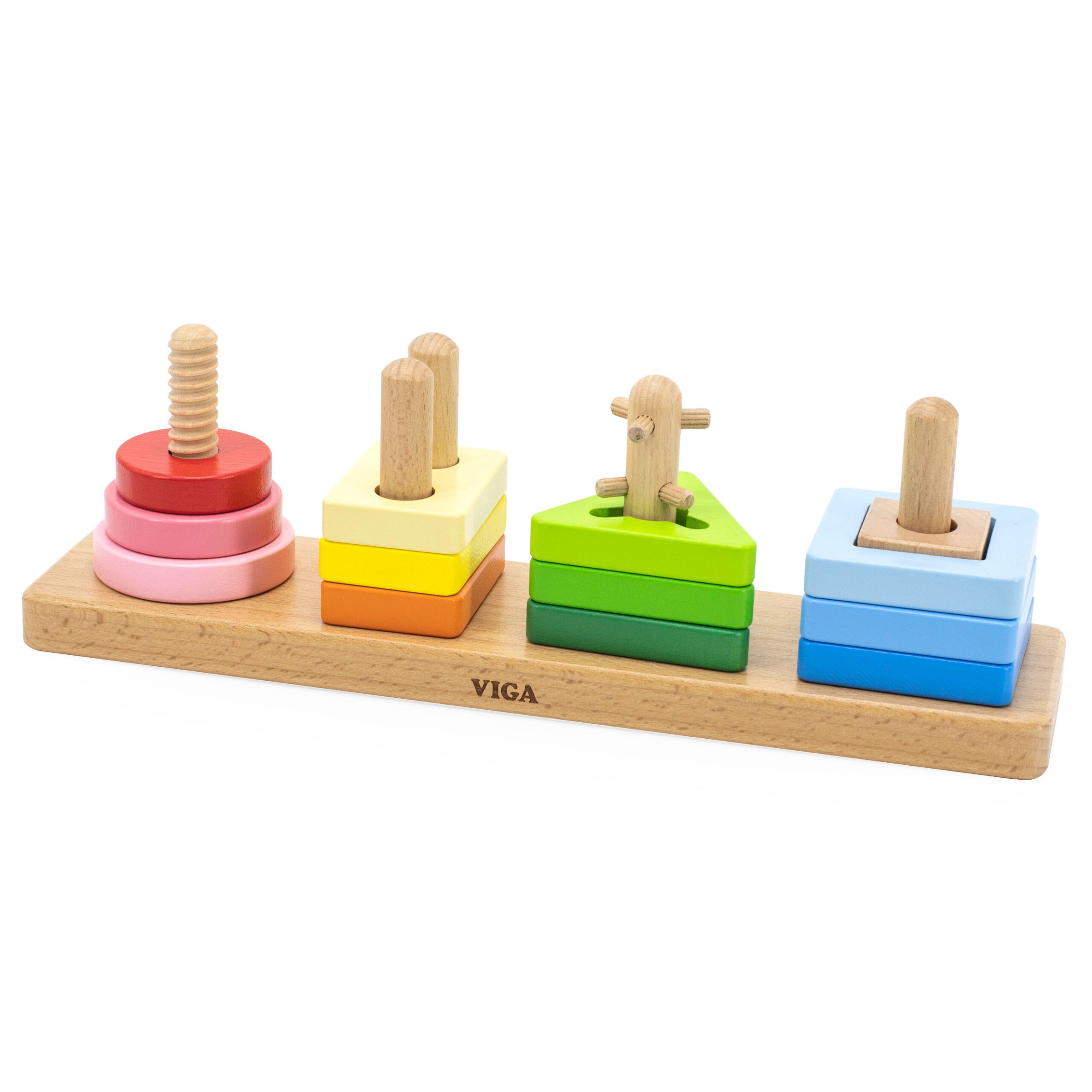 Viga Toys drveni sorter oblika - Slika 6
