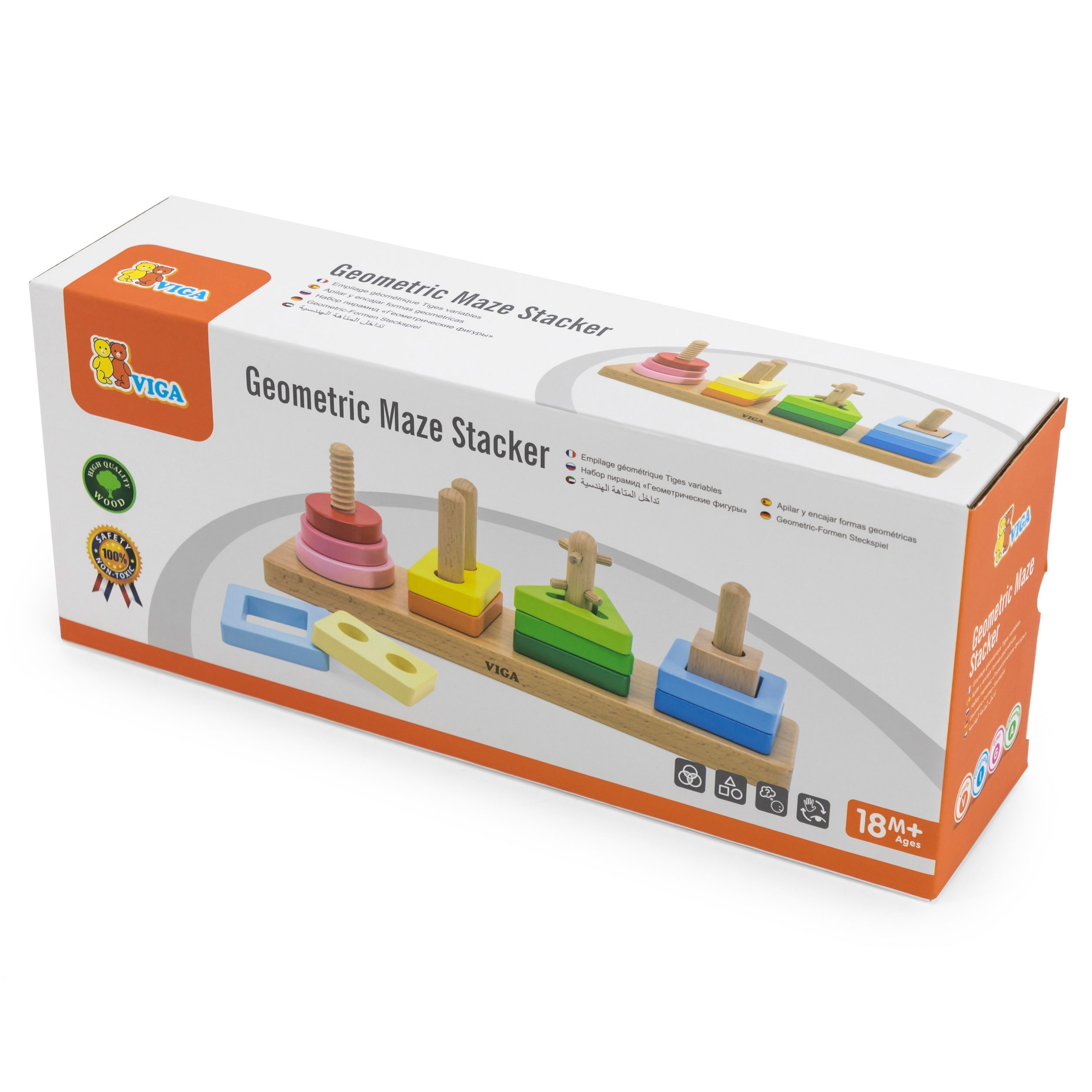 Viga Toys drveni sorter oblika - Slika 8