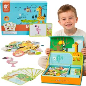 CLASSIC WORLD magnetski puzzle životinje ploča kocke Memory puzzle 60 dijelova