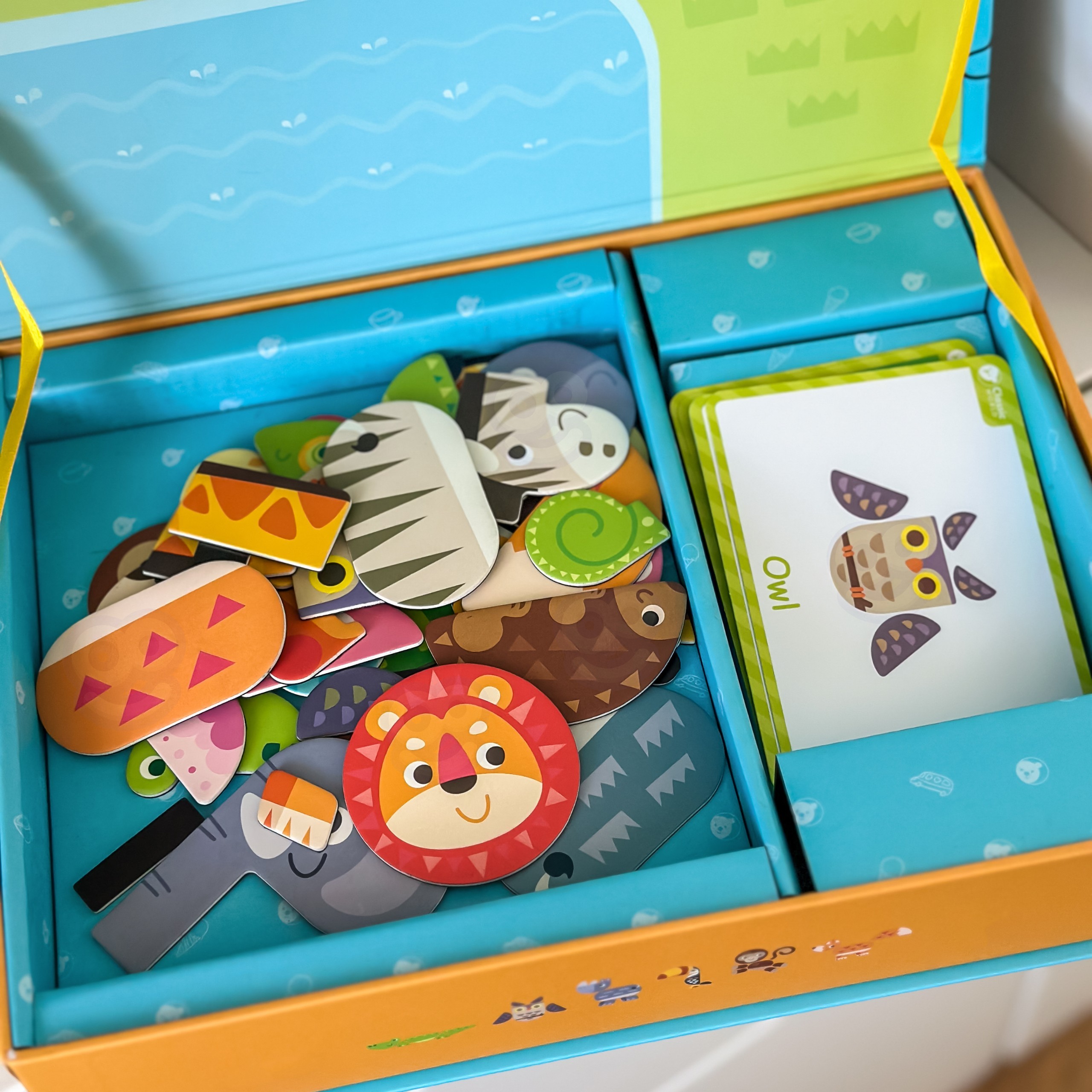 CLASSIC WORLD magnetski puzzle životinje ploča kocke Memory puzzle 60 dijelova - Slika 6