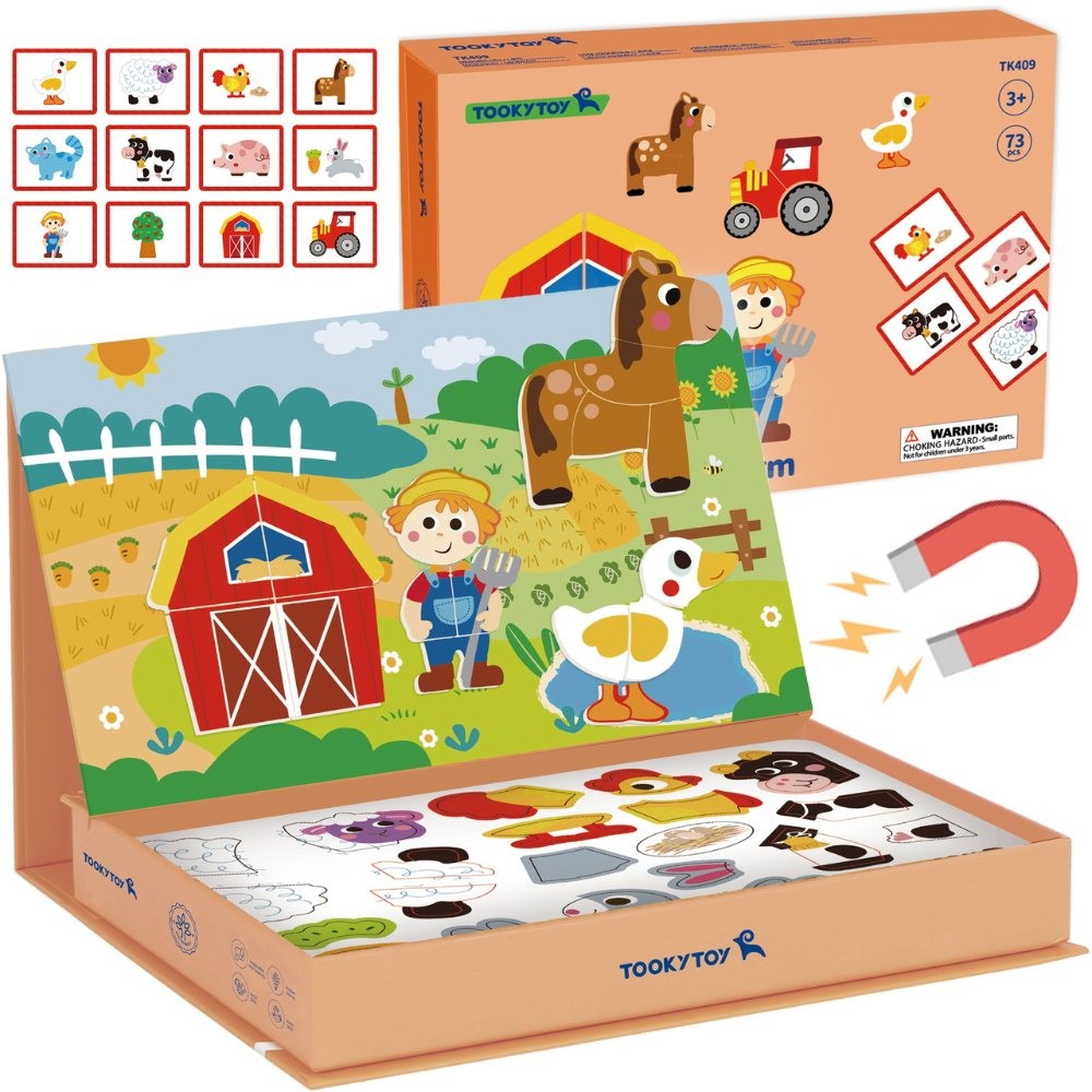 TOOKY magnetski puzzle Farm puzzle