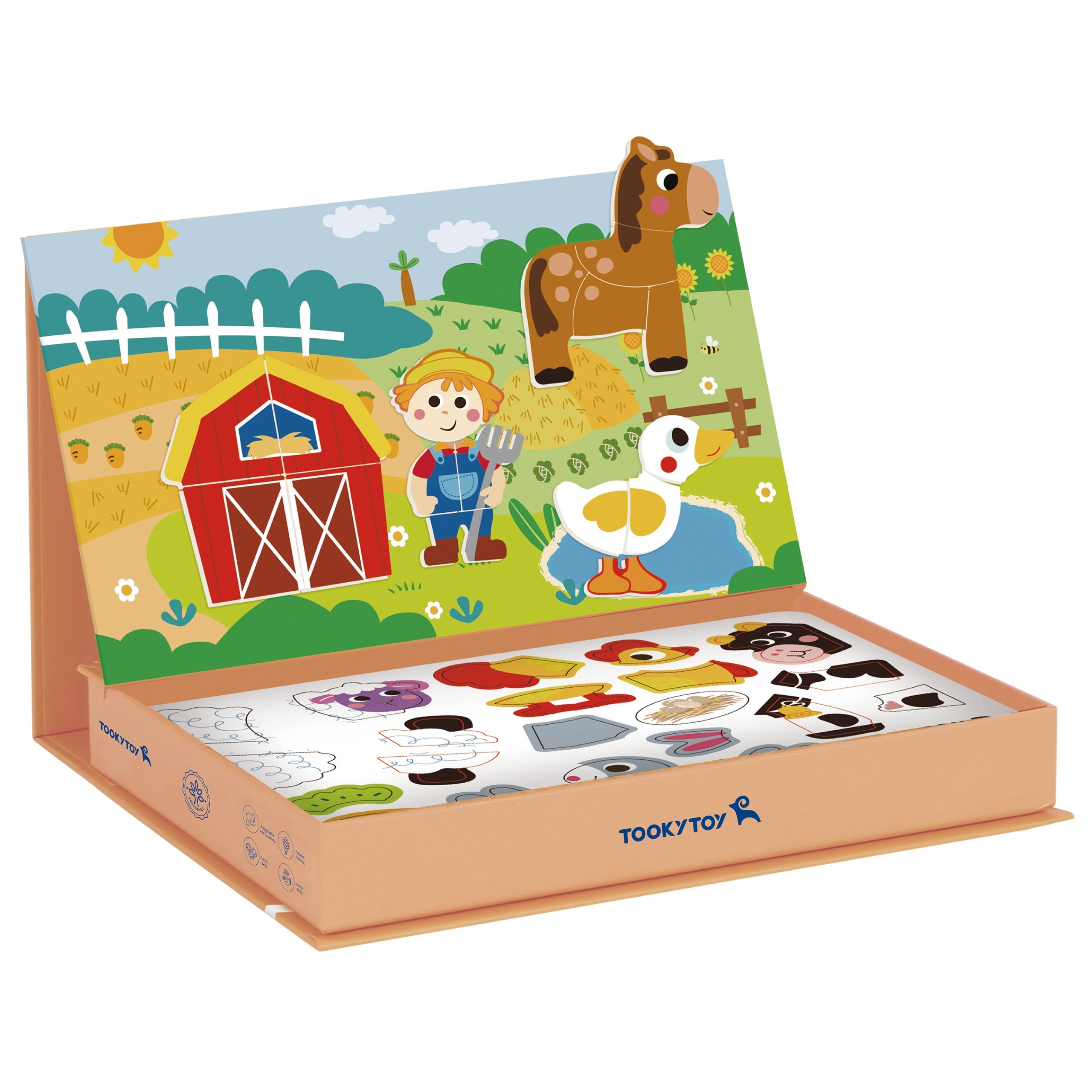 TOOKY magnetski puzzle Farm puzzle - Slika 7