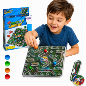WOOPIE Classic Family Game Snakes and Ladders 3D