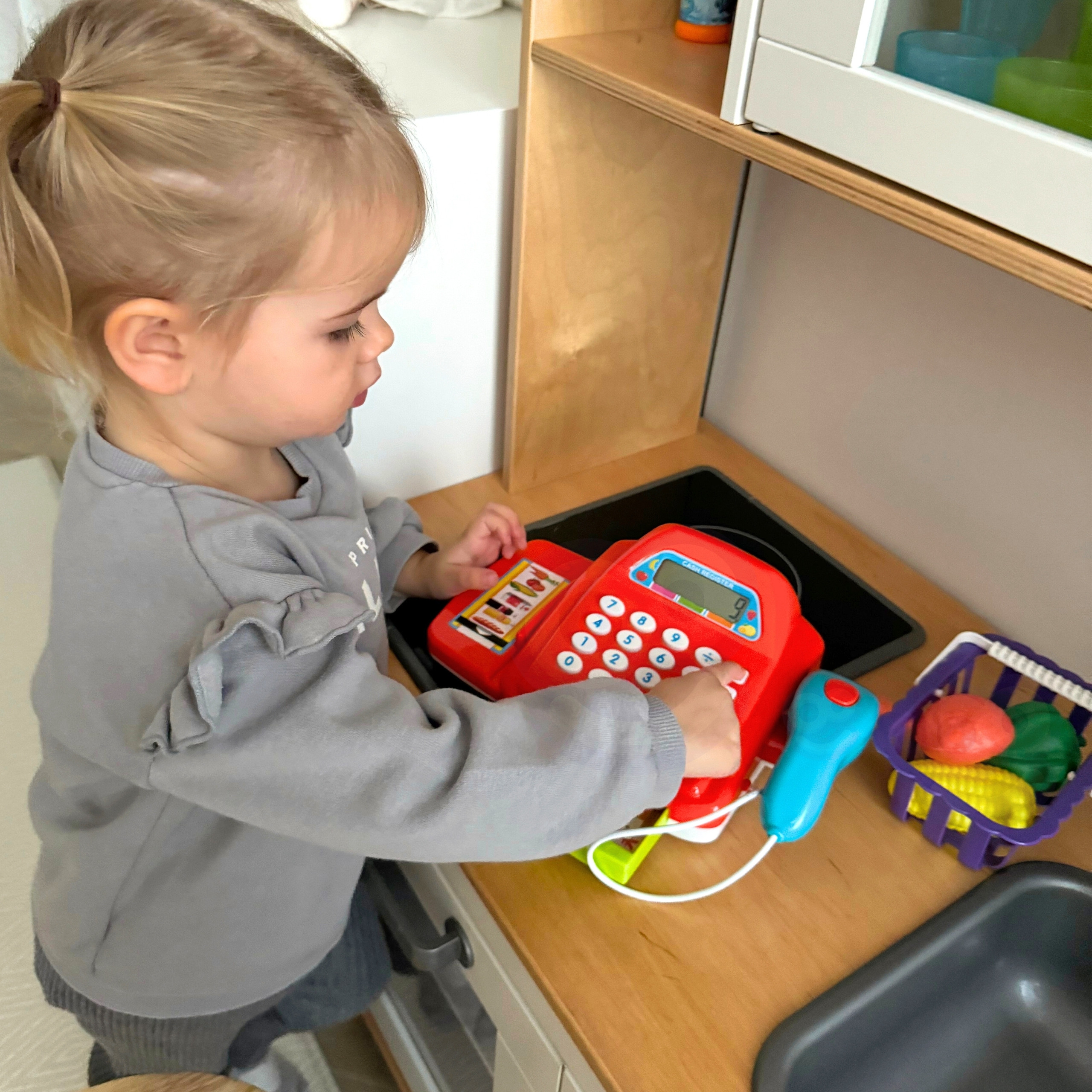 WOOPIE Cash Register with Calculator and Accessories - Slika 3