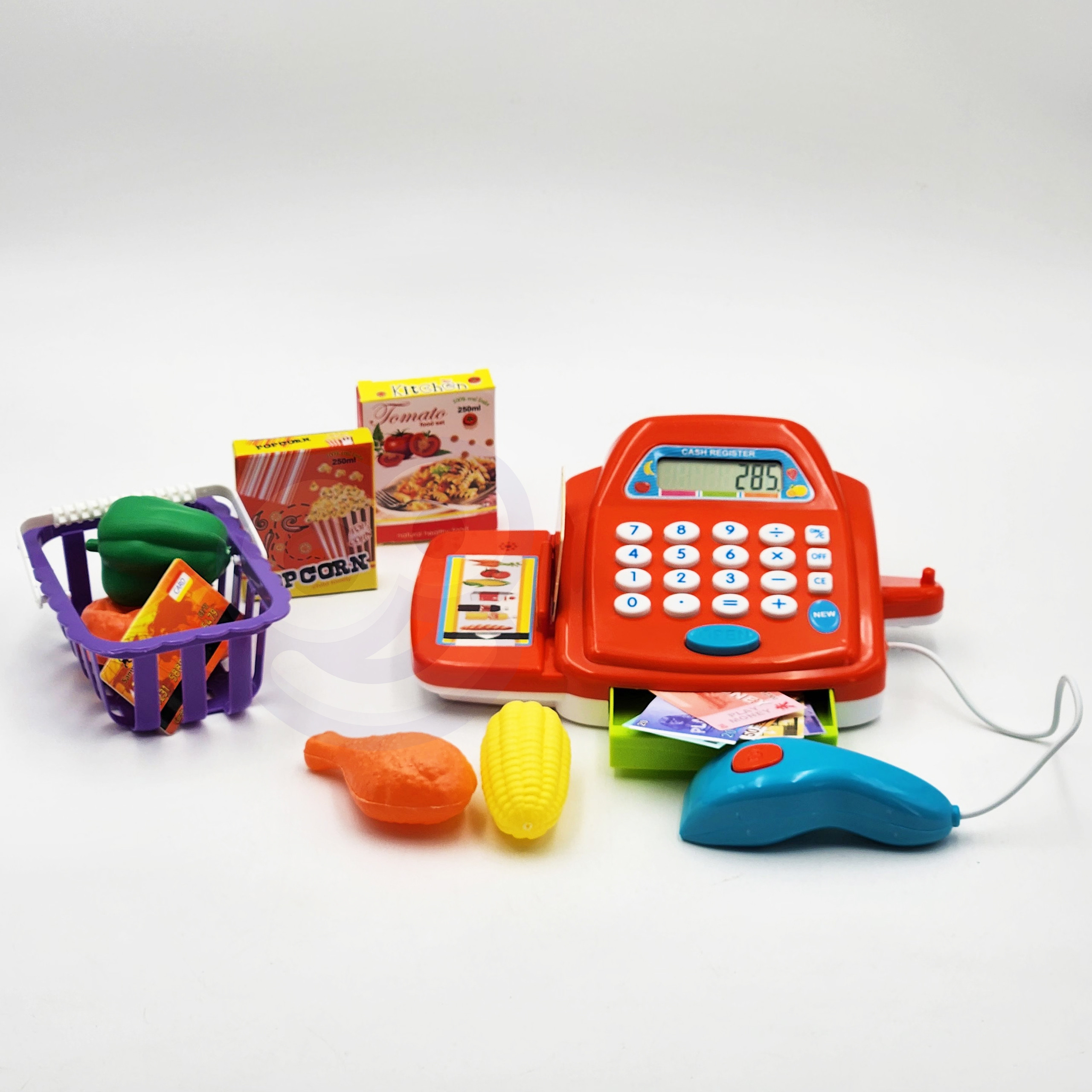 WOOPIE Cash Register with Calculator and Accessories - Slika 8