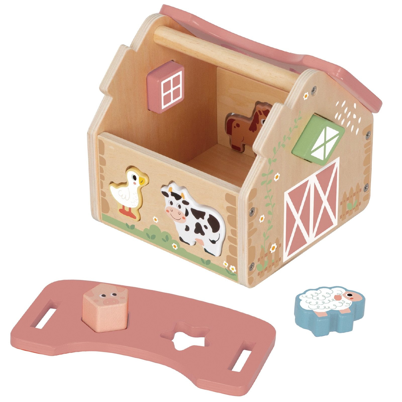 Woopie Let's Go Green drveni sorter oblika – 13 dijelova - Slika 8