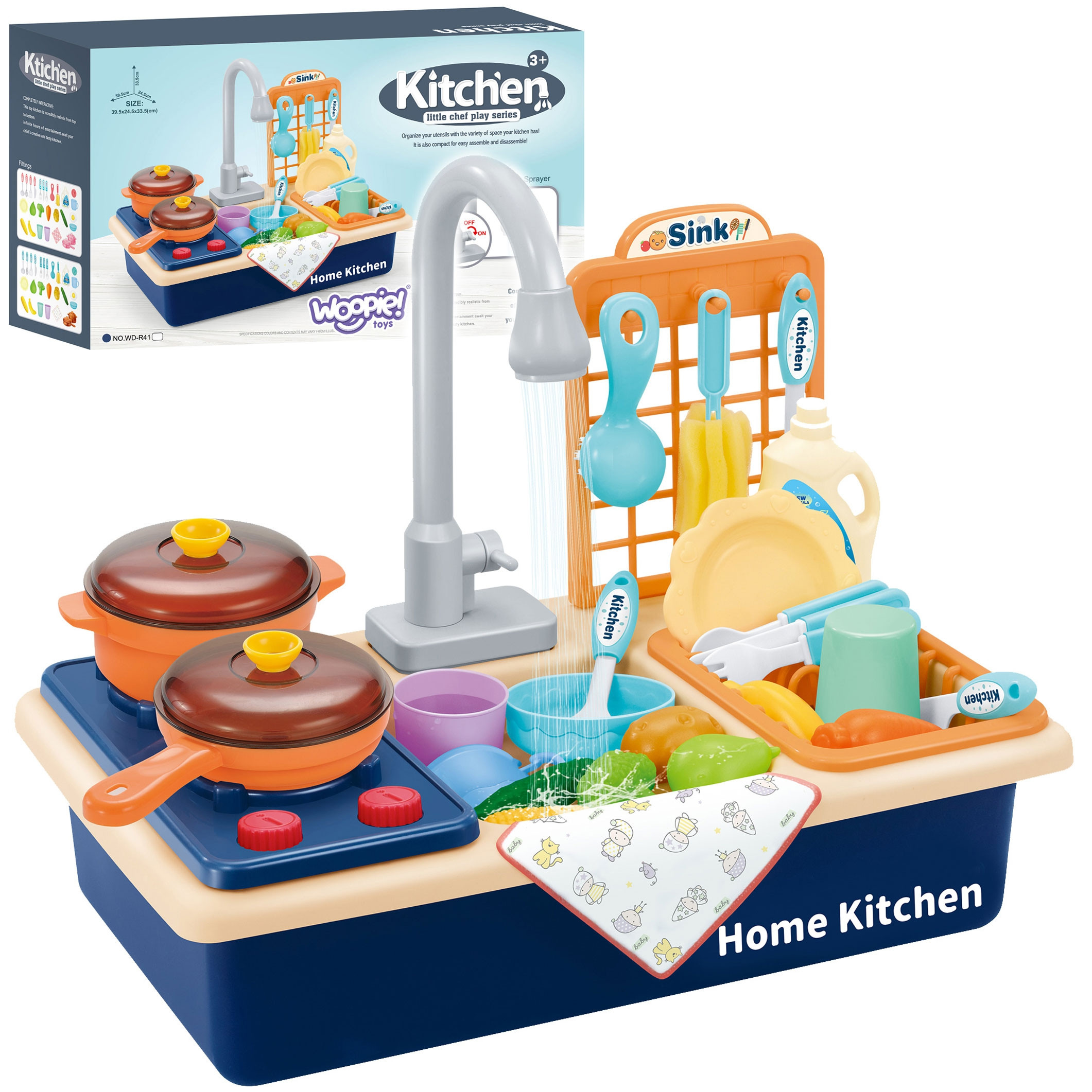 WOOPIE 2-in-1 Kitchen Sink for Kids
