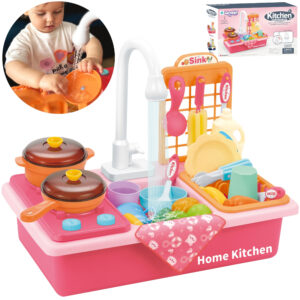 WOOPIE 2u1 kuhinja Sink za djecu Pink