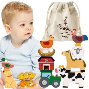 VIGA Stack puzzle Farm životinje