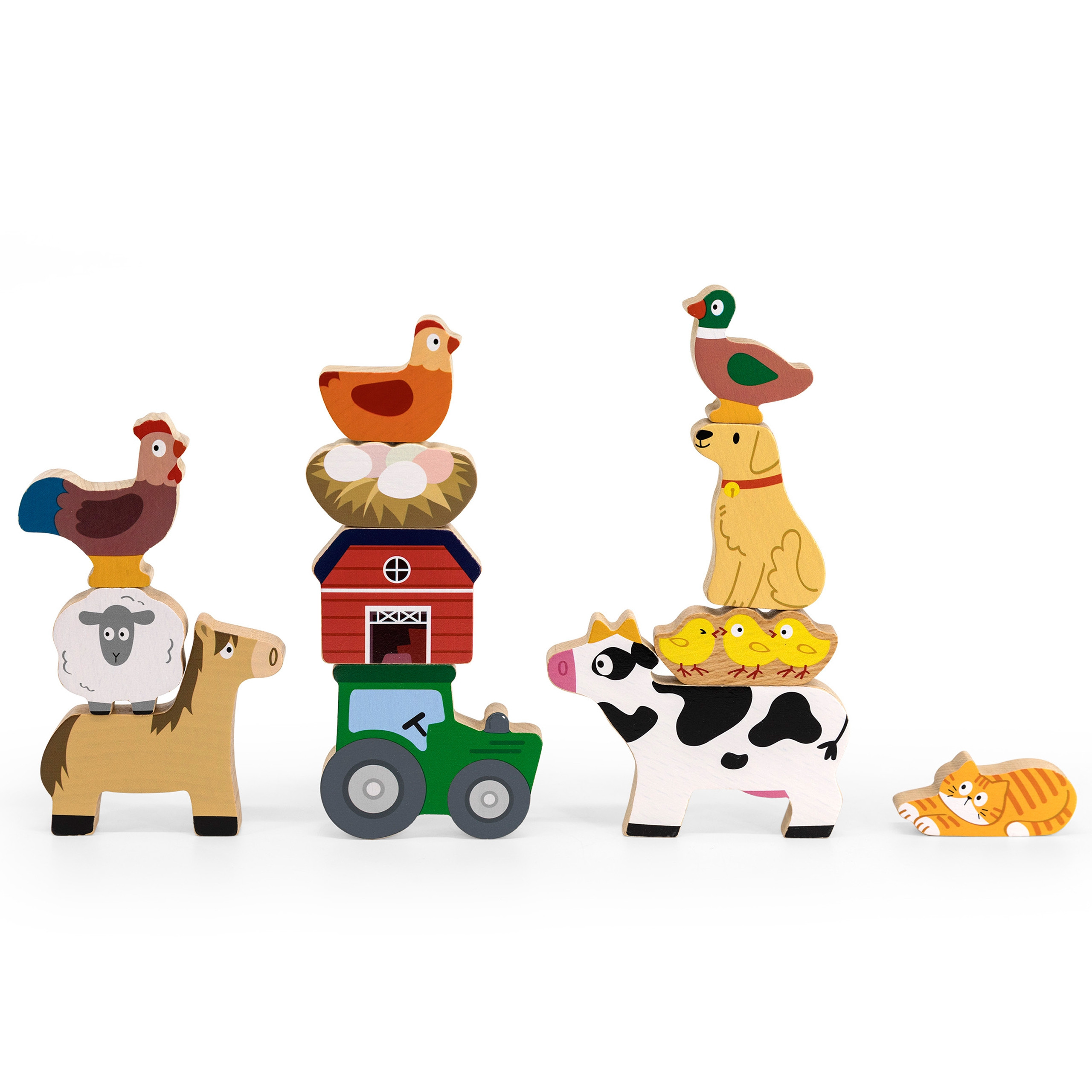 VIGA Stack puzzle Farm životinje - Slika 6