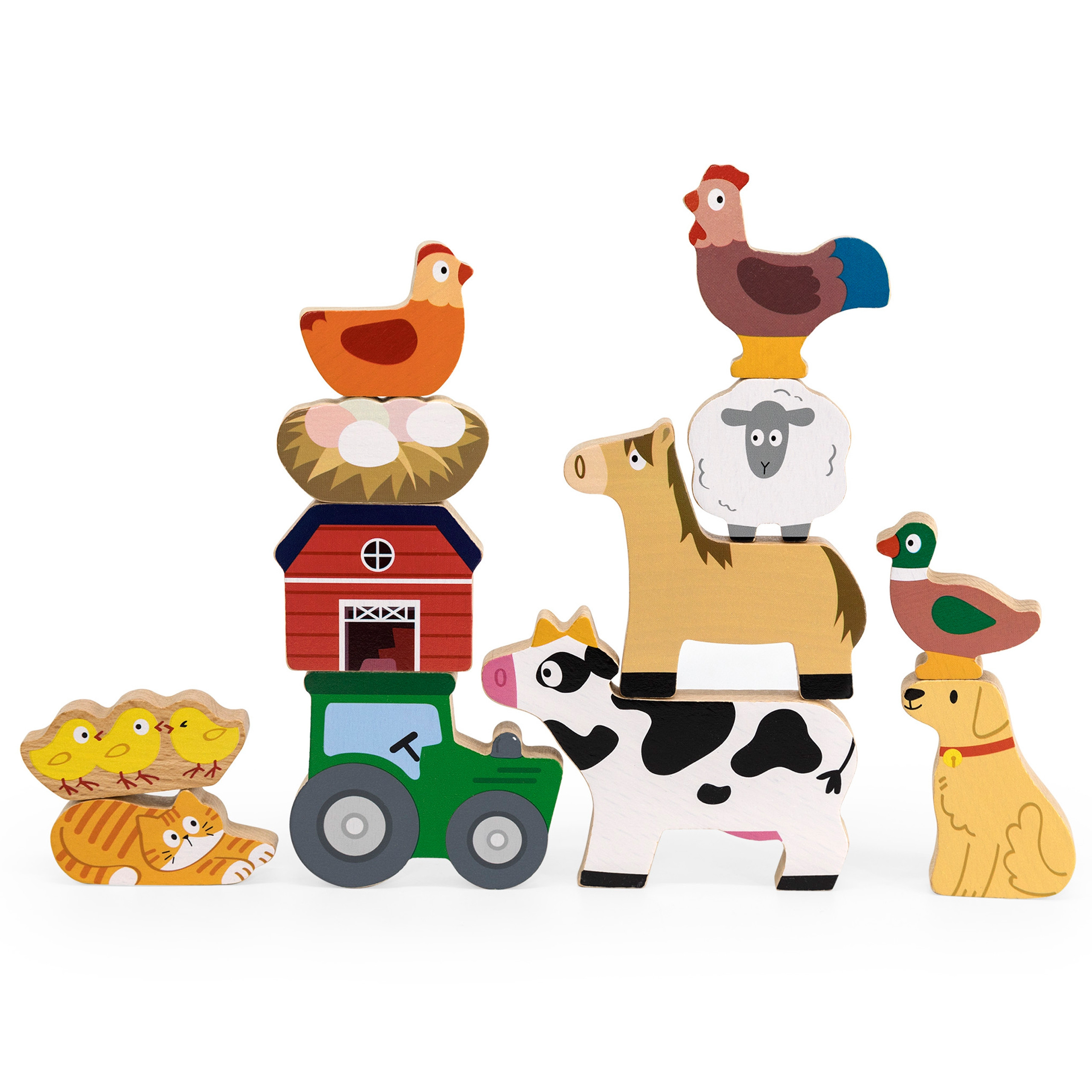 VIGA Stack puzzle Farm životinje - Slika 7