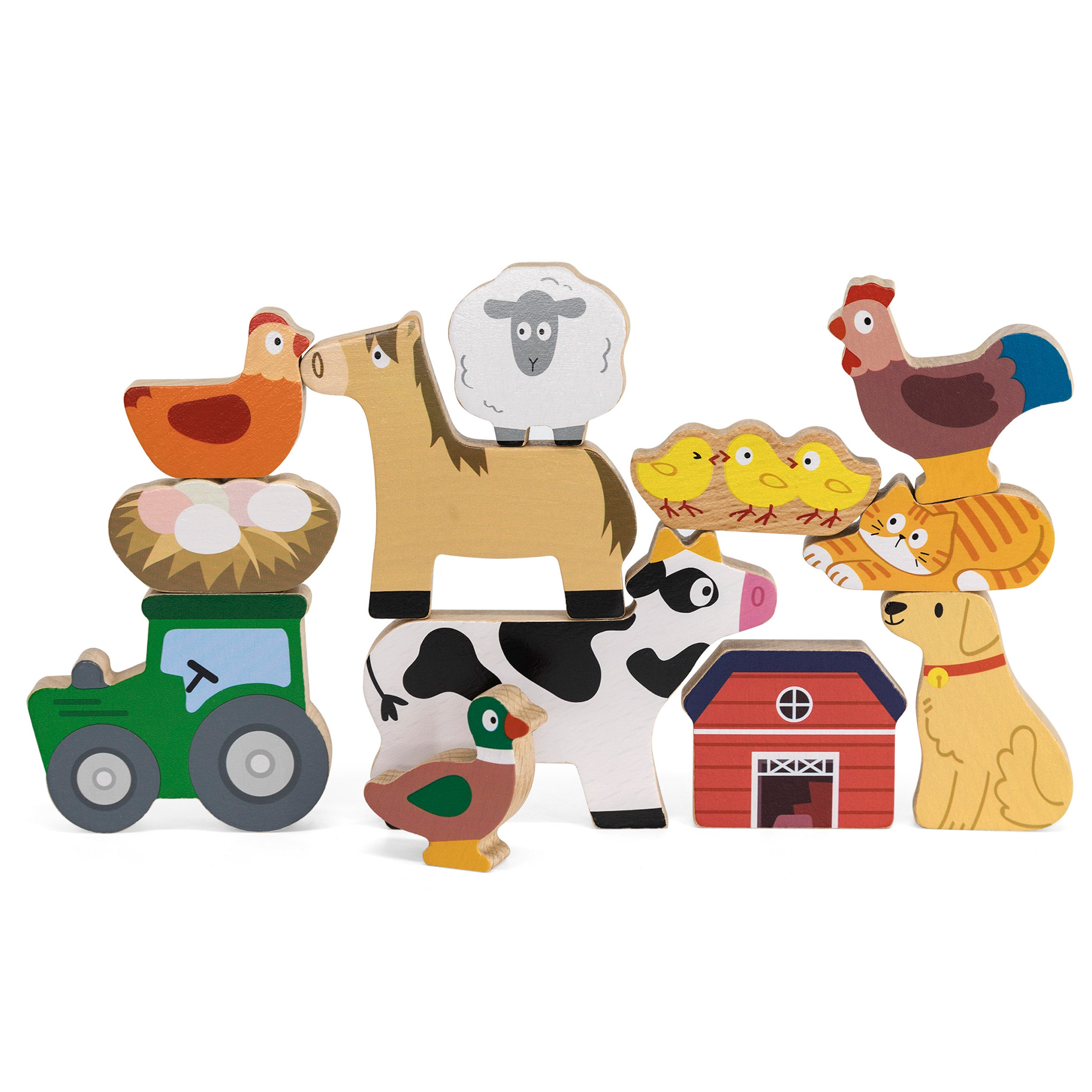 VIGA Stack puzzle Farm životinje - Slika 8
