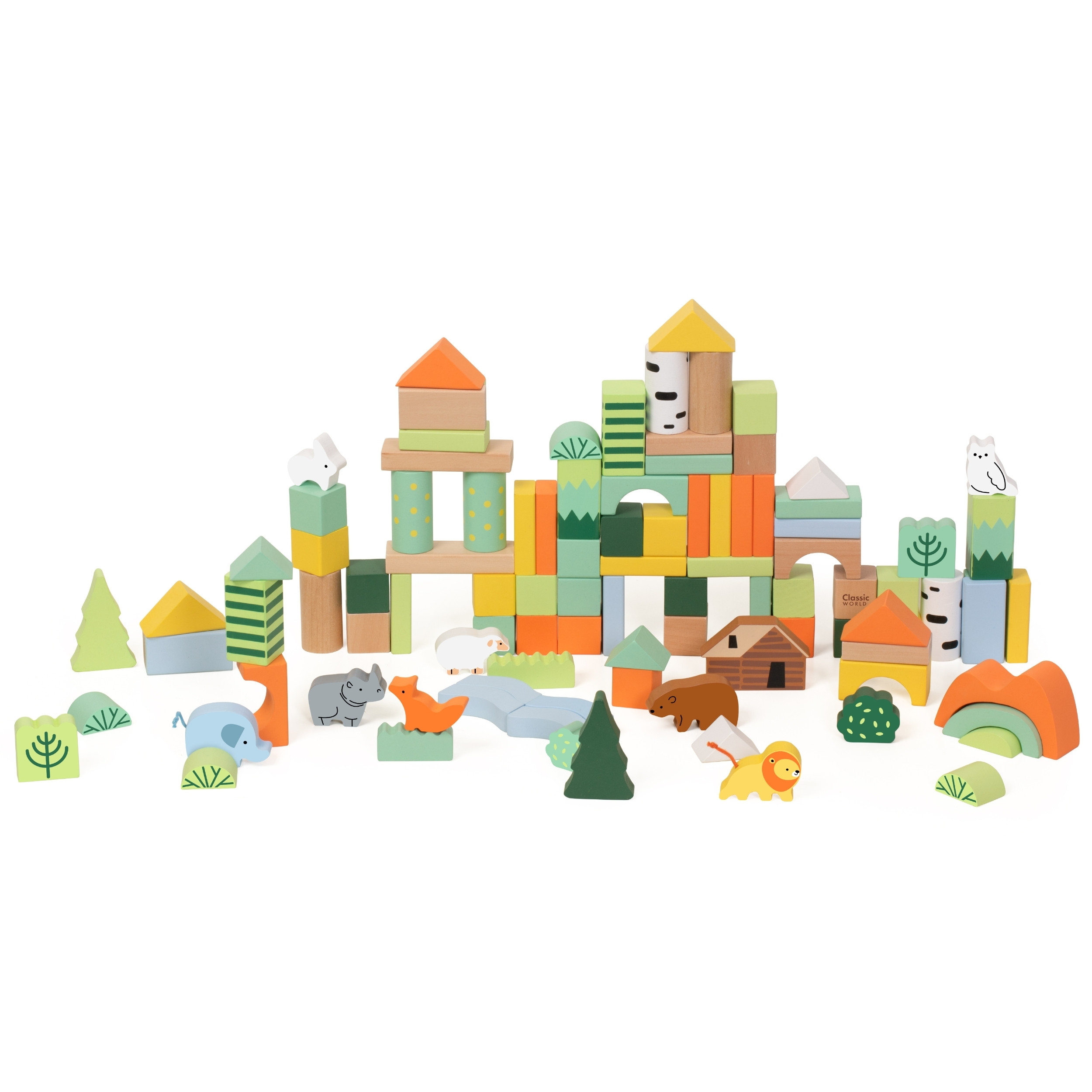 CLASSIC WORLD set drvene kocke Forest World 100 dijelova - Slika 3