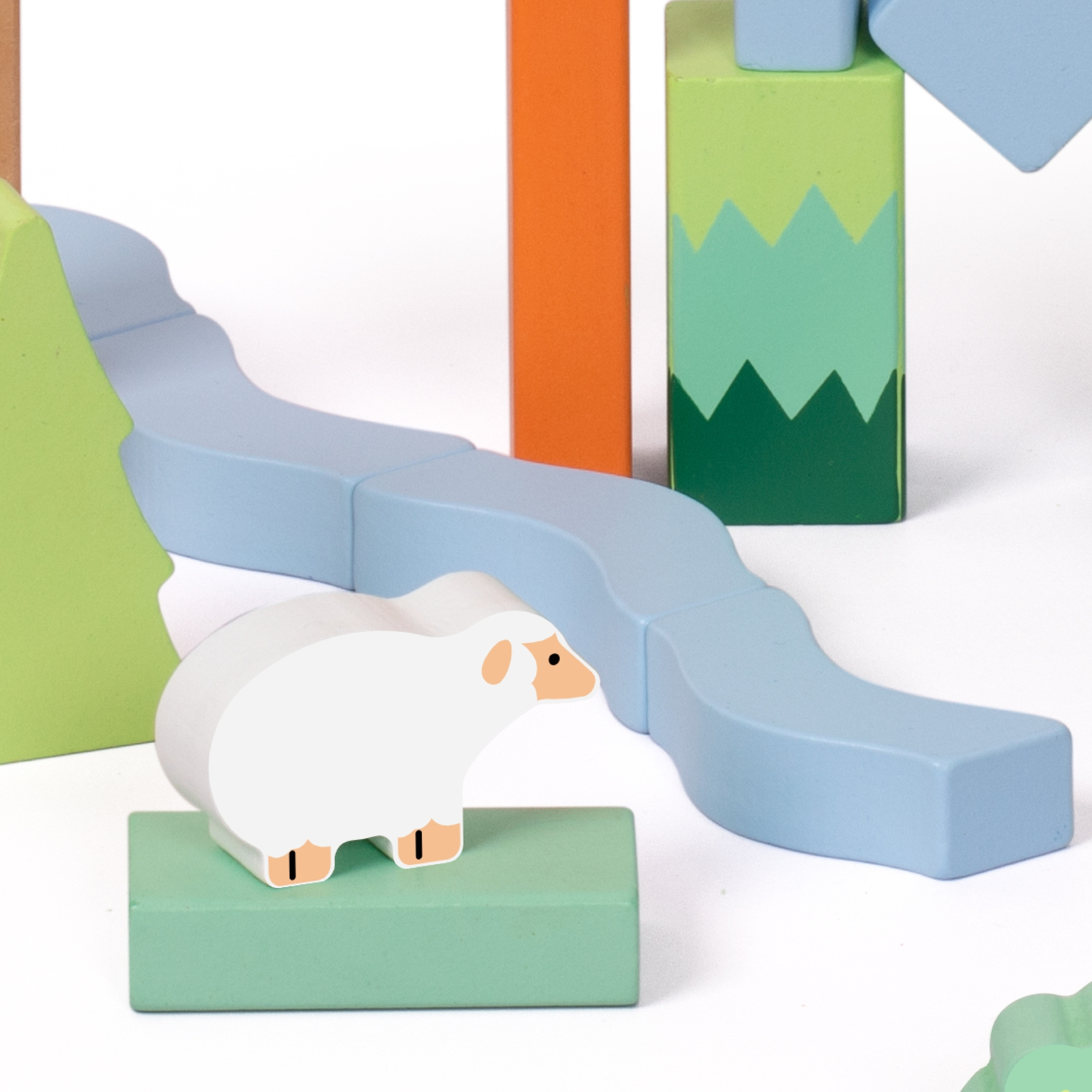 CLASSIC WORLD Set of Wooden Blocks Forest World 50 pcs. - Slika 4