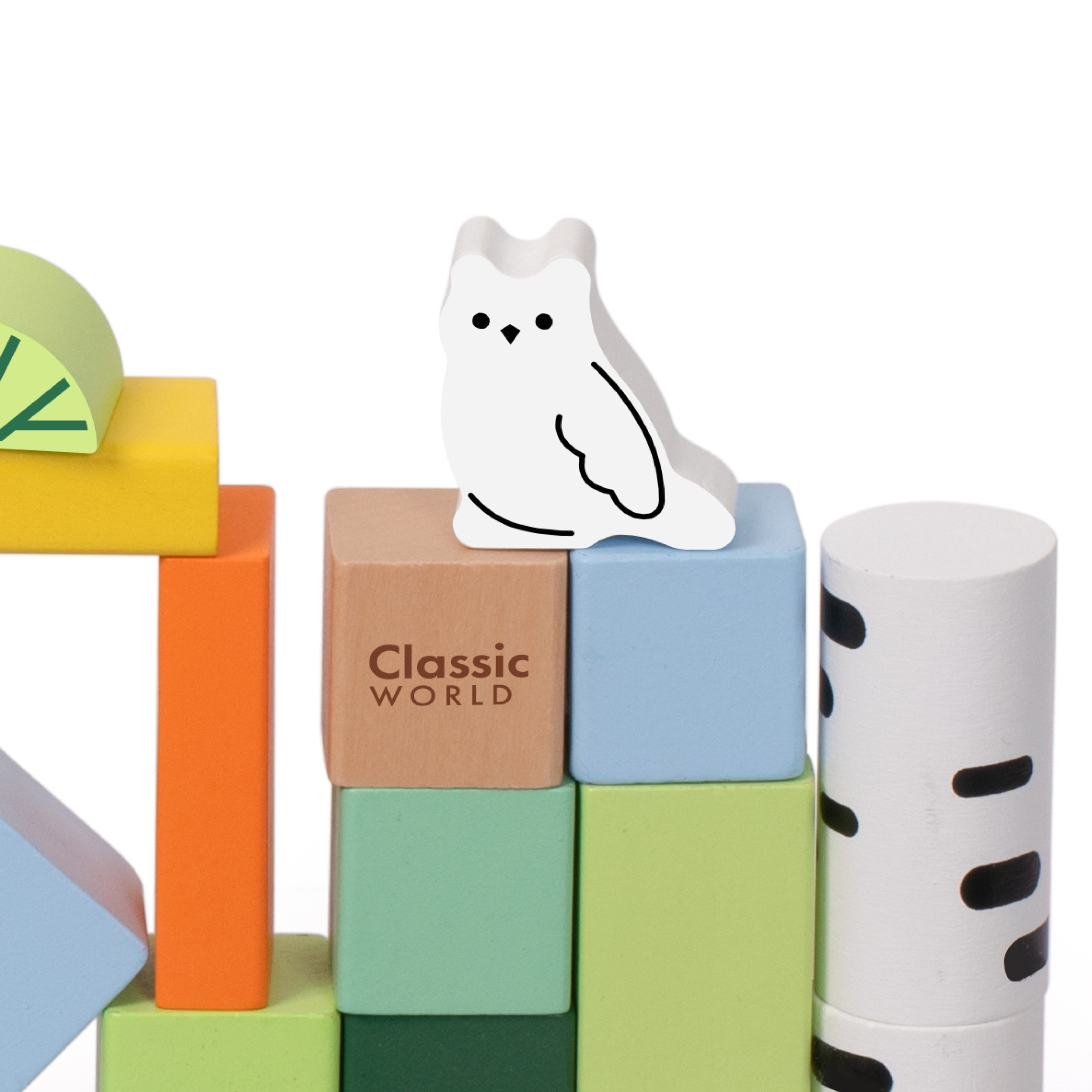 CLASSIC WORLD Set of Wooden Blocks Forest World 50 pcs. - Slika 5