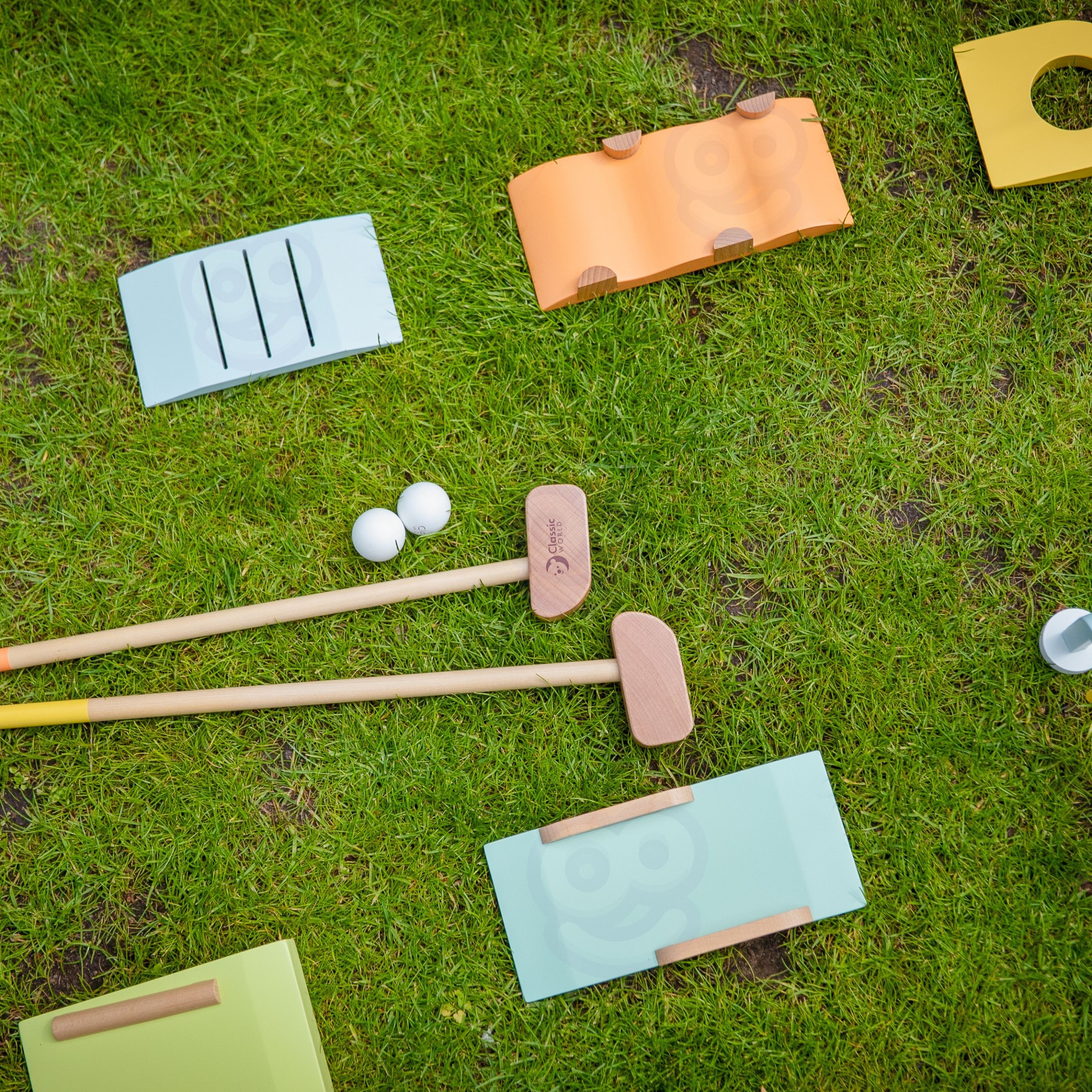 CLASSIC WORLD Wooden Golf Set Various Obstacles - Slika 6