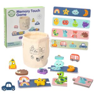 WOOPIE GREEN senzorni Memory Shapes puzzle FSC
